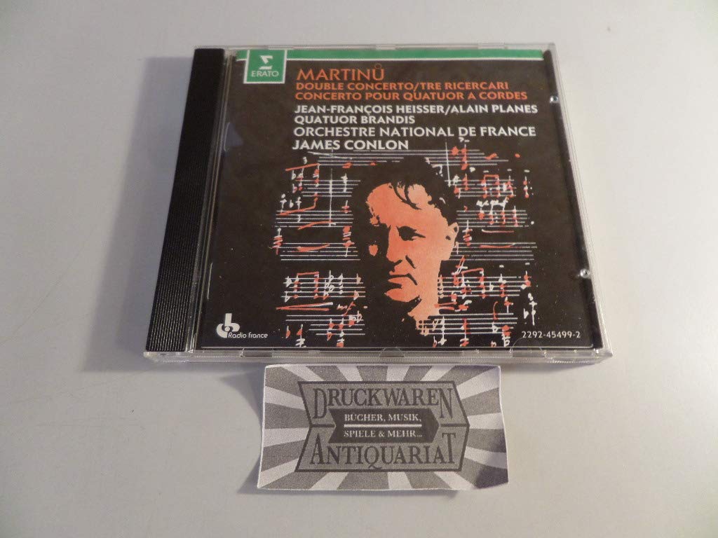 Martinu: Double Concerto for Strings, Concerto for String Quartet & Orchestra, Tre Ricercari – Classical Music for Concerts, Study & Relaxation