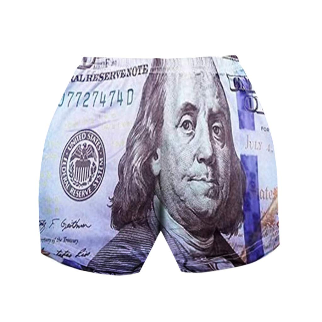 Sexy Women's Spandex Shorts with Letter Print - High Waisted Workout Shorts for Gym, Running, Yoga & Lounge Wear - Comfortable Clubwear & Homewear for Women