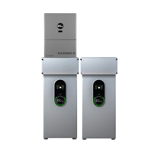 EG4 FlexBOSS21 & EG4 WallMount Indoor Battery Bundle - 48V 5kWh Lithium Battery Storage System for Solar Power, Home Backup & Off-Grid Energy - Perfect for Residential Solar Installations & Emergency Power Supply