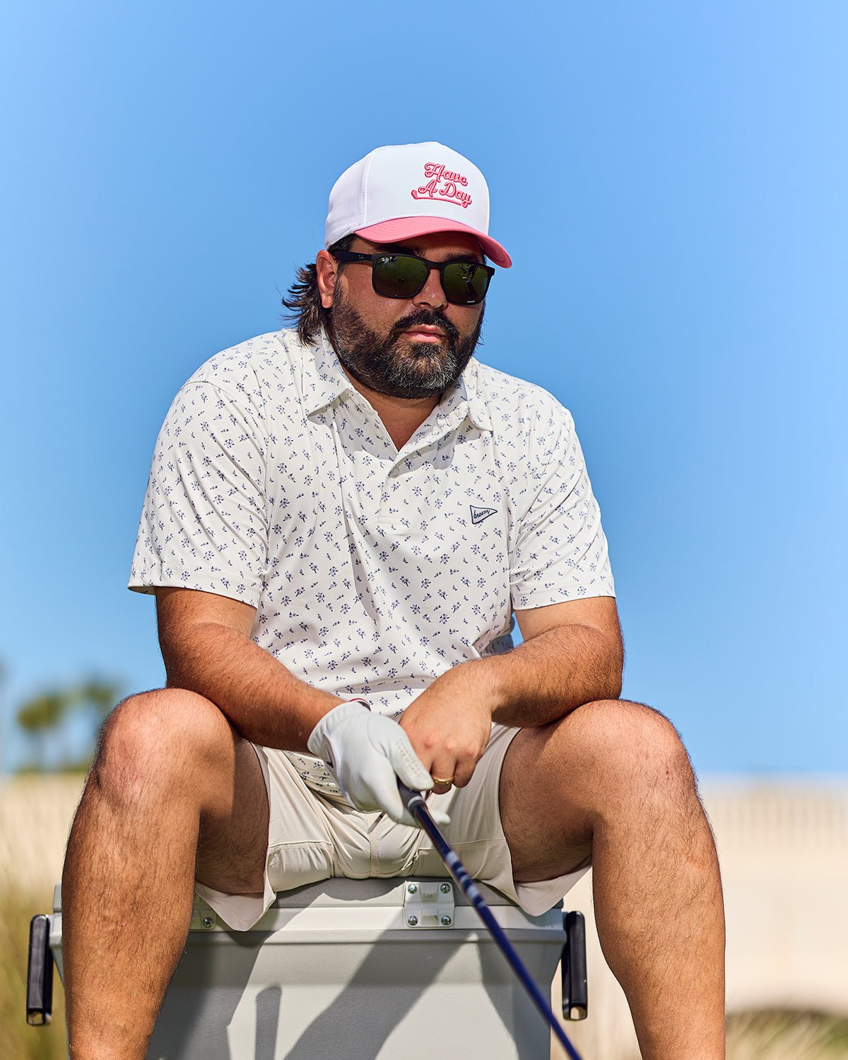 Windy Lavender Polo Shirt for Men - Breathable Casual Summer Golf Shirt - Perfect for Outdoor Activities, Golfing & Weekend Wear