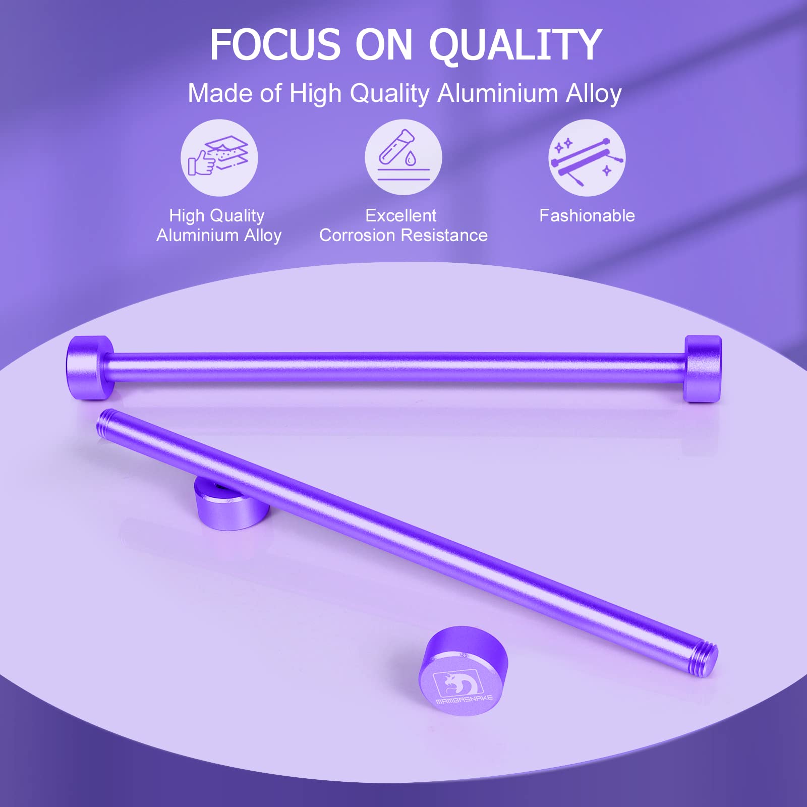 MAMBASNAKE C01 Coiled Keyboard Cable Set - 8KHz USB-C for Gaming (Purple) - Perfect for Esports & Mechanical Keyboards