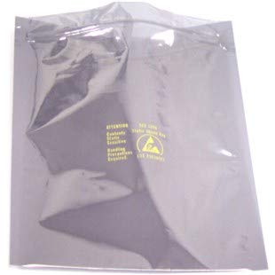 SCS 3001518 Static Shielding Bags 15x18 Inches - 100 Pack | ESD Safe Zip Top Bags for Electronics, PCBs & Sensitive Components | Perfect for Shipping, Storage & Anti-Static Protection