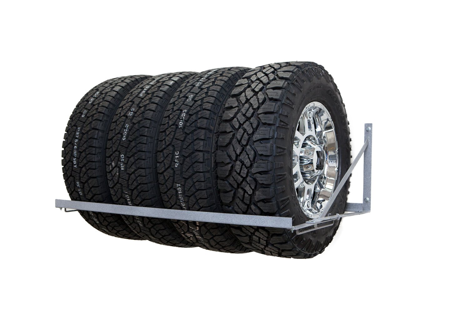 Heavy Duty Monkey Bar Storage Tire Rack - Organize & Store Car Tires - Perfect for Garage, Workshop & Off-Road Vehicle Storage