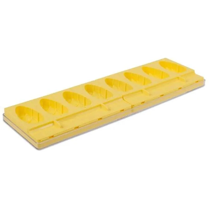Pavogel Malibu Pop Mold - 8 Silicone Forms & 50 Sticks for Homemade Ice Pops, Popsicles, and Frozen Treats - Perfect for Summer Parties, Kids Snacks, and Family Fun