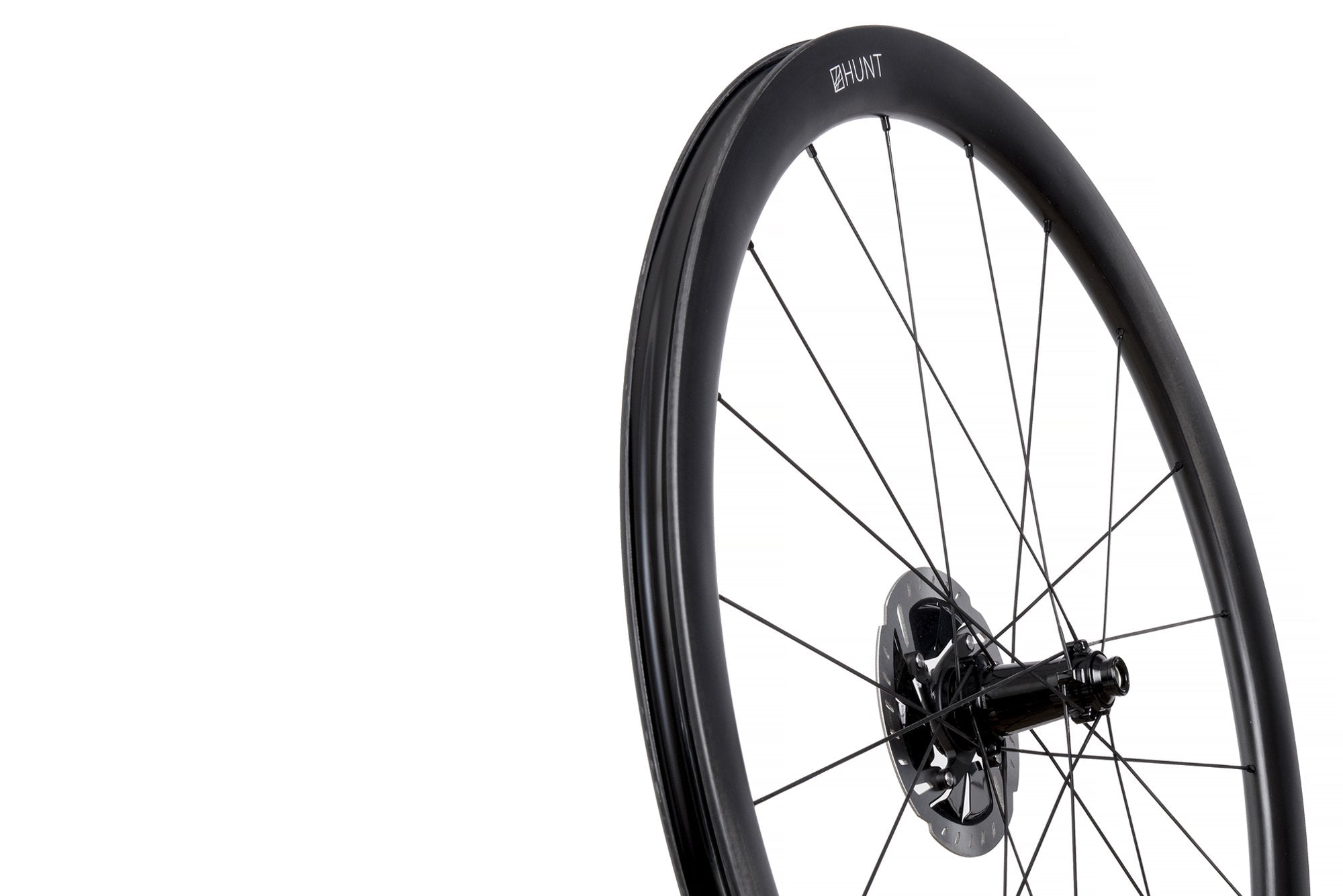 RE:NEW HUNT 4050 Carbon Aero Disc Wheelset - Lightweight 50mm Deep Carbon Road Bike Wheels for Speed & Performance | Perfect for Road Racing, Triathlons & Endurance Cycling