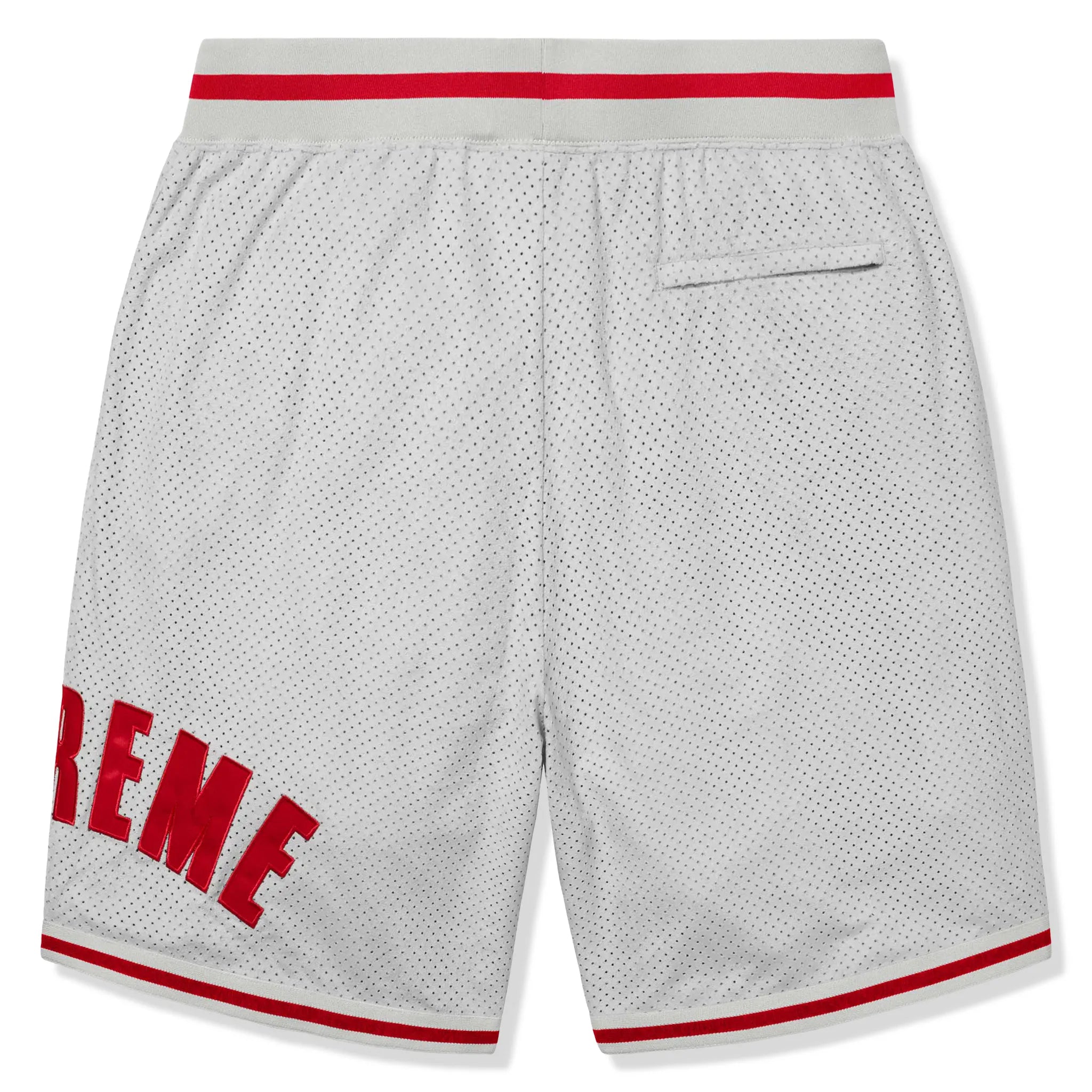 Supreme Ultrasuede Mesh Grey Baseball Shorts for Men - Comfortable & Stylish Casual Wear for Sports, Gym, and Everyday Outfits