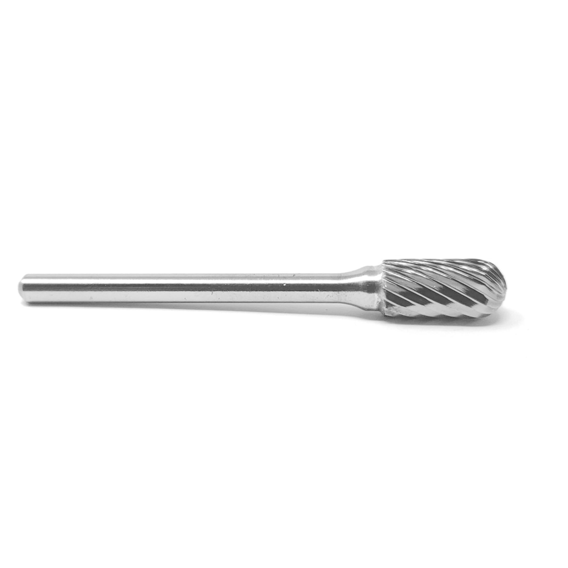 SC-51 Single Cut Solid Carbide Rotary Burr Die Grinder Bit 1/4