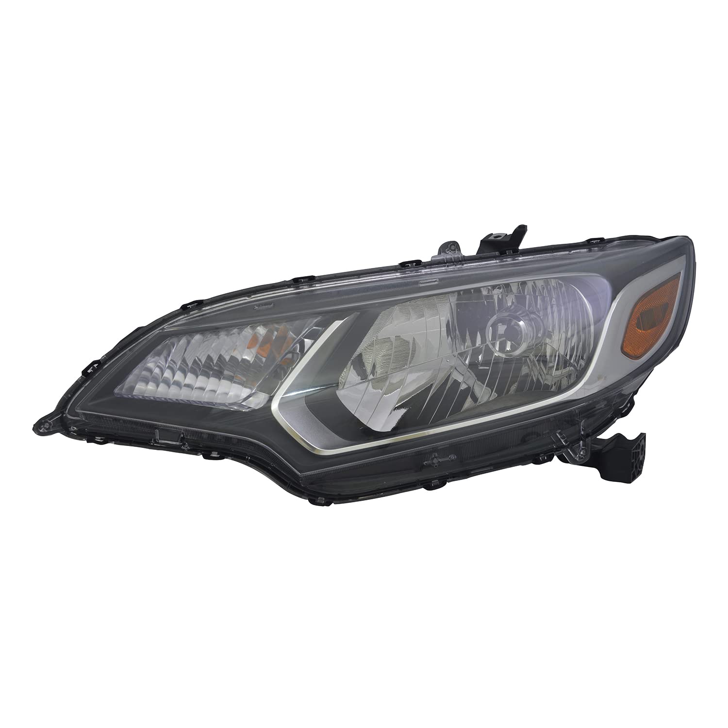 TYC Left Headlight Assembly Compatible with 2015-2017 Honda Fit - Replacement Headlamp for Improved Night Driving Safety
