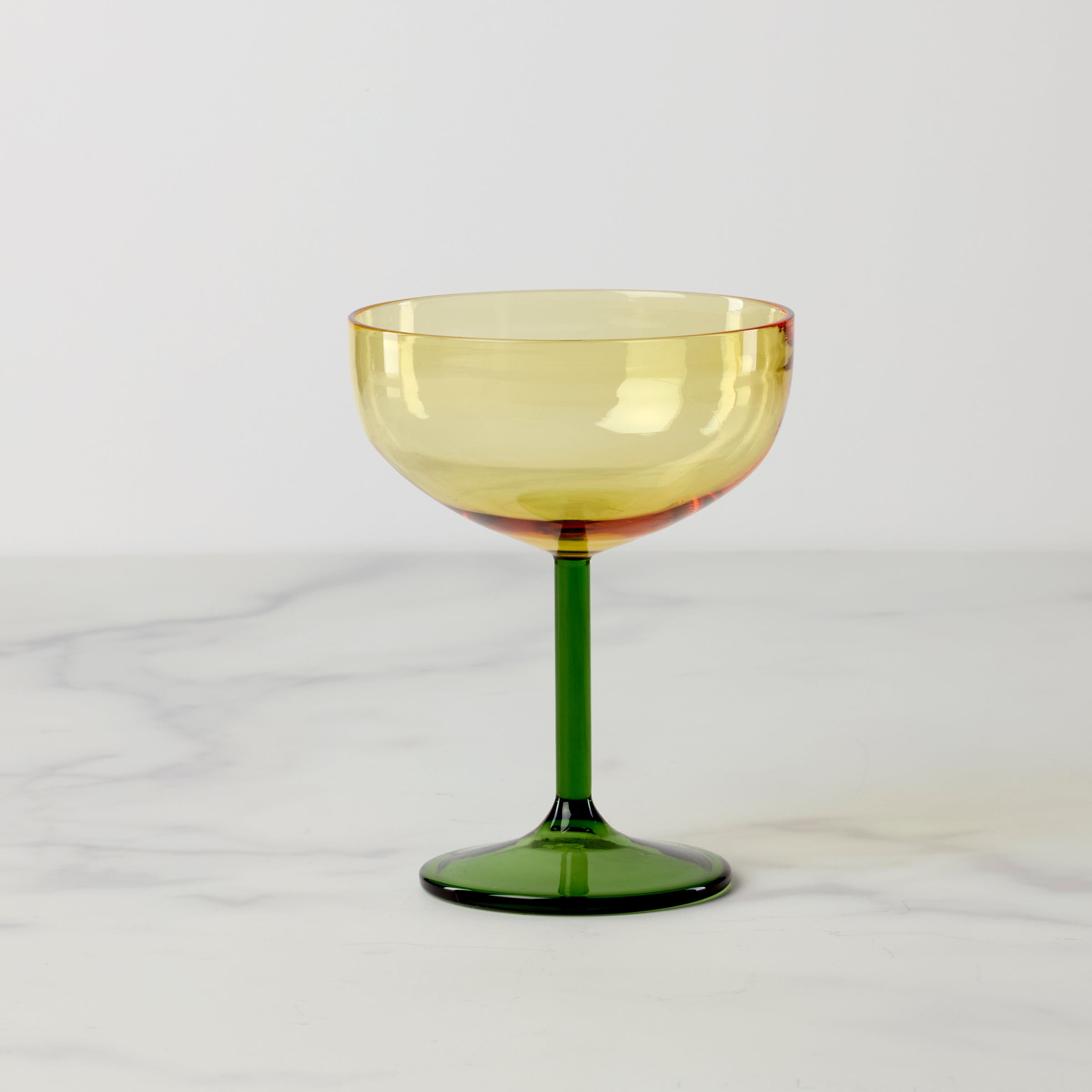 Handmade Niko Artisan Coupe Cocktail Glass Set - Elegant Champagne & Martini Glasses for Home Bar, Wedding & Party Entertaining