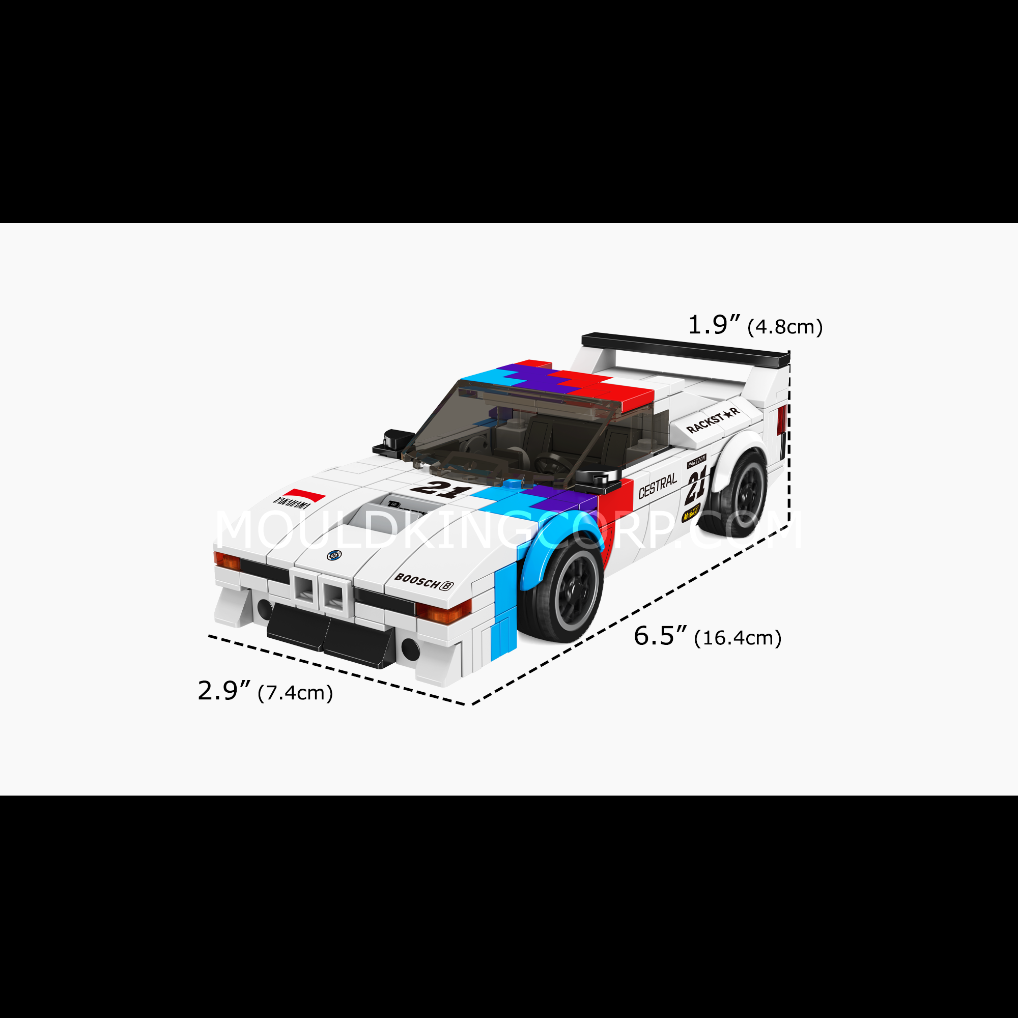 Mould King 27062S M1 Sports Car Model Building Kit - 411 Piece DIY Construction Toy for Adults & Teens | Perfect for STEM Learning, Collectors, and Car Enthusiasts | Great Gift for Birthday & Holidays