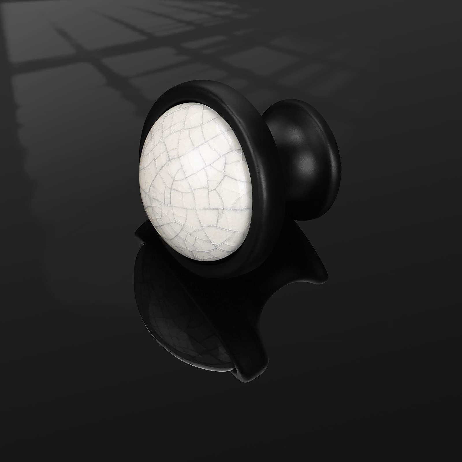 Antique Black Cabinet Knobs 1.5