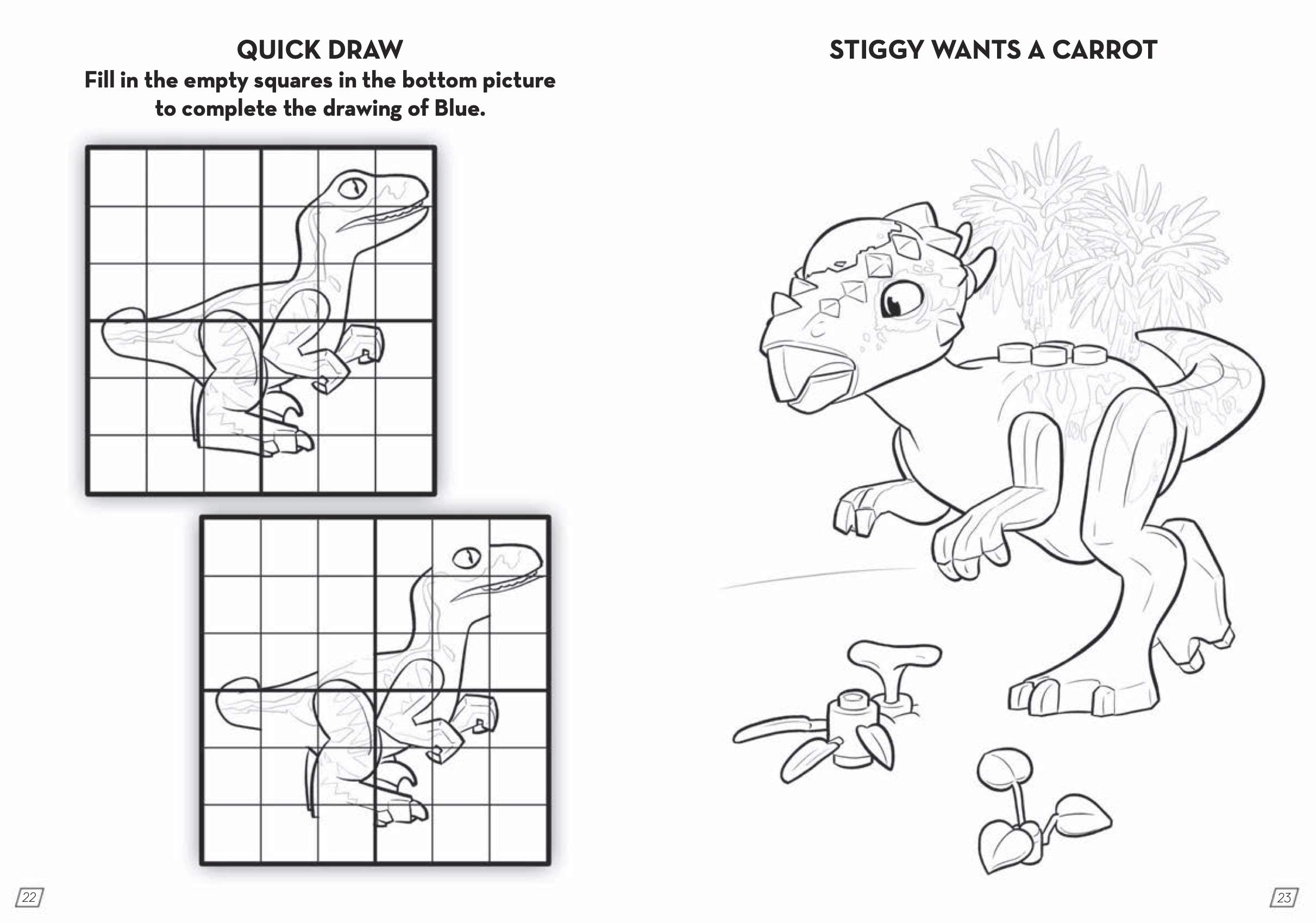 LEGO® Jurassic World™ Coloring Book - Fun Dinosaur Activity Book for Kids, Creative Art & Relaxation | Perfect for Travel, Birthday Gifts & Family Bonding Time
