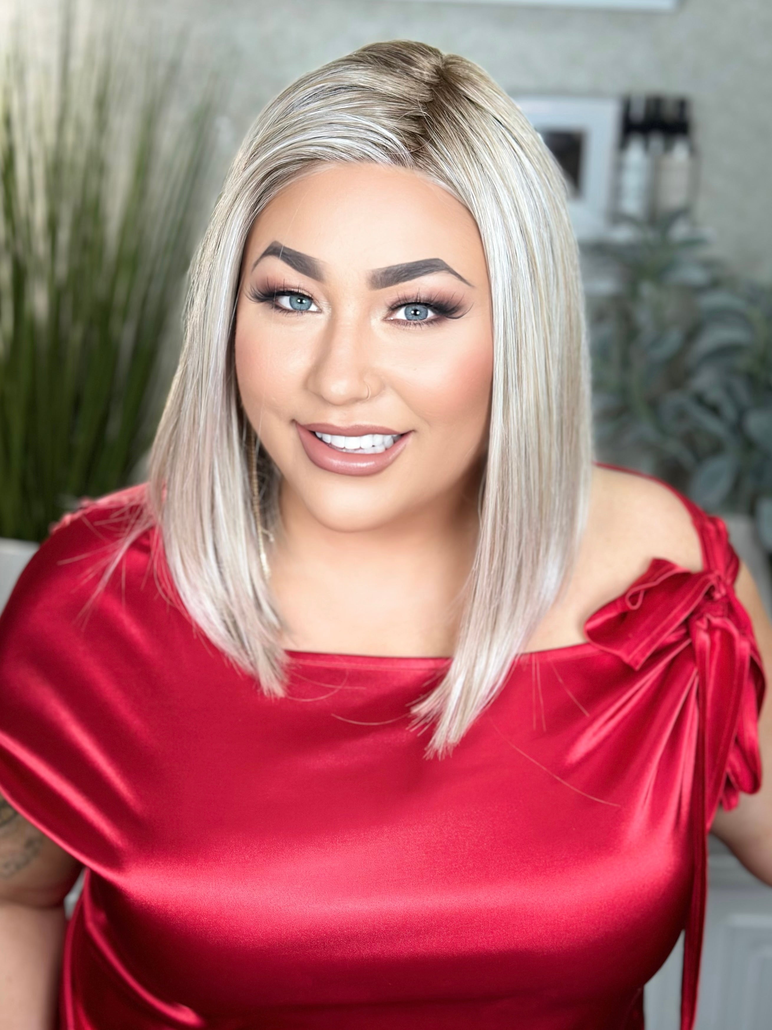 JOYFUL SOUND Ash Blonde Hair Extensions - Premium Clip-in Human Hair for Volume & Length - Perfect for Parties, Weddings & Daily Styling
