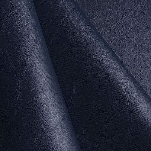 Premium Marine Vinyl Fabric for Outdoor Upholstery - Waterproof, UV Resistant Navy Blue Vinyl (10 Yard Roll) - Perfect for Boat Seats, Patio Furniture, RV Cushions & Outdoor Projects