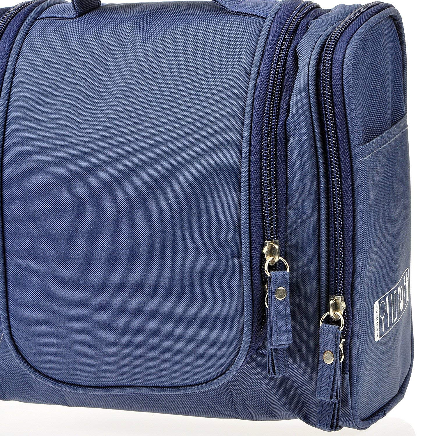 Waterproof Travel Toiletry Bag for Women & Men - Makeup & Shaving Organizer for Vacations & Business Trips