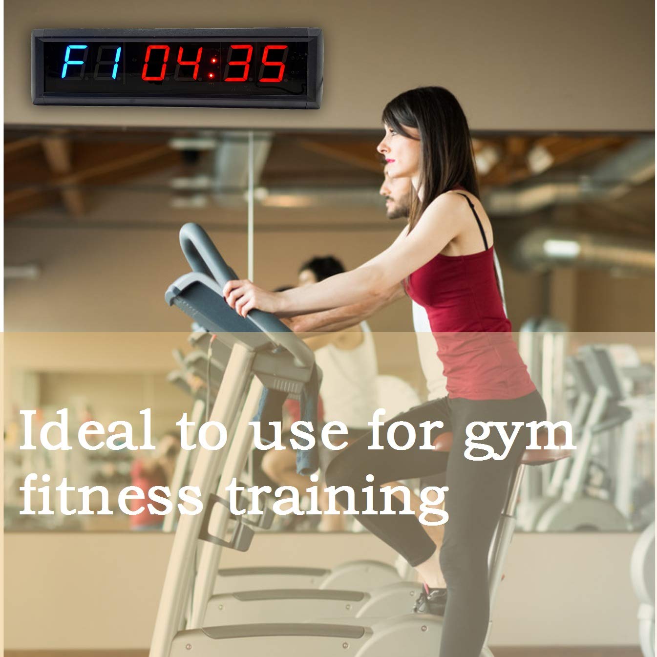 GYMLED Interval Timer with Remote - 1.8