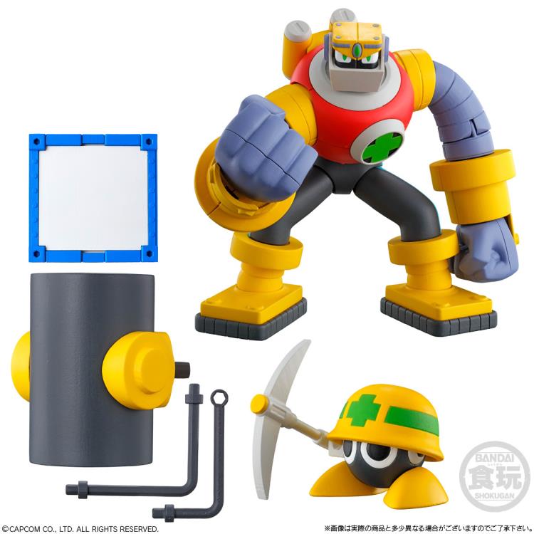 Bandai Mega Man EXE SMP Shokugan Modeling Project Action Figure - Poseable Mega Man EXE Battle Network Vol.1 Model Kit for Collectors & Gamers - Perfect for Display, Gaming Battles & Anime Fans