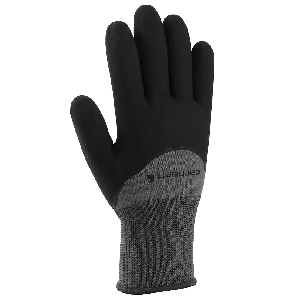 Carhartt A700 Thermal Full Coverage Nitrile Grip Gloves for Men & Women - Cold Weather Work Gloves for Construction, Warehouse & Outdoor Activities