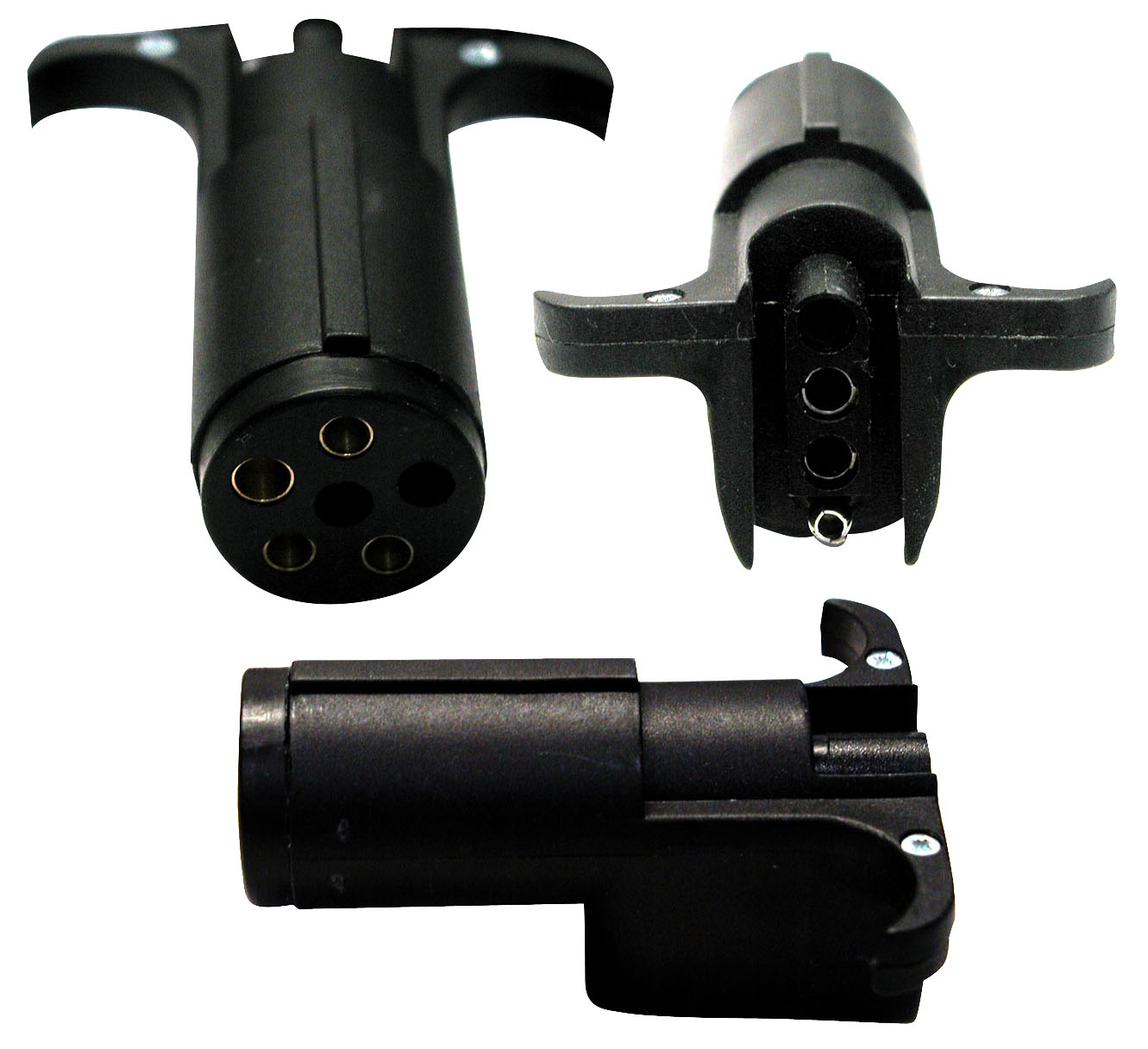 PM V5413 3 6 to 4 Way Harness Adapter (6 Pcs) - Heavy Duty Electrical Connector for Automotive, Marine & RV Wiring - Perfect for Vehicle Upgrades & Trailer Light Installations