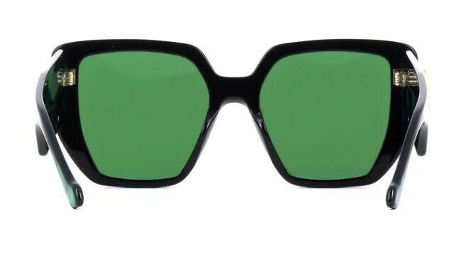 Gucci GG 0956S 001 Black & Green Oversized Geometric Sunglasses for Women - Fashionable UV Protection Shades for Beach, Driving & Summer Outfits