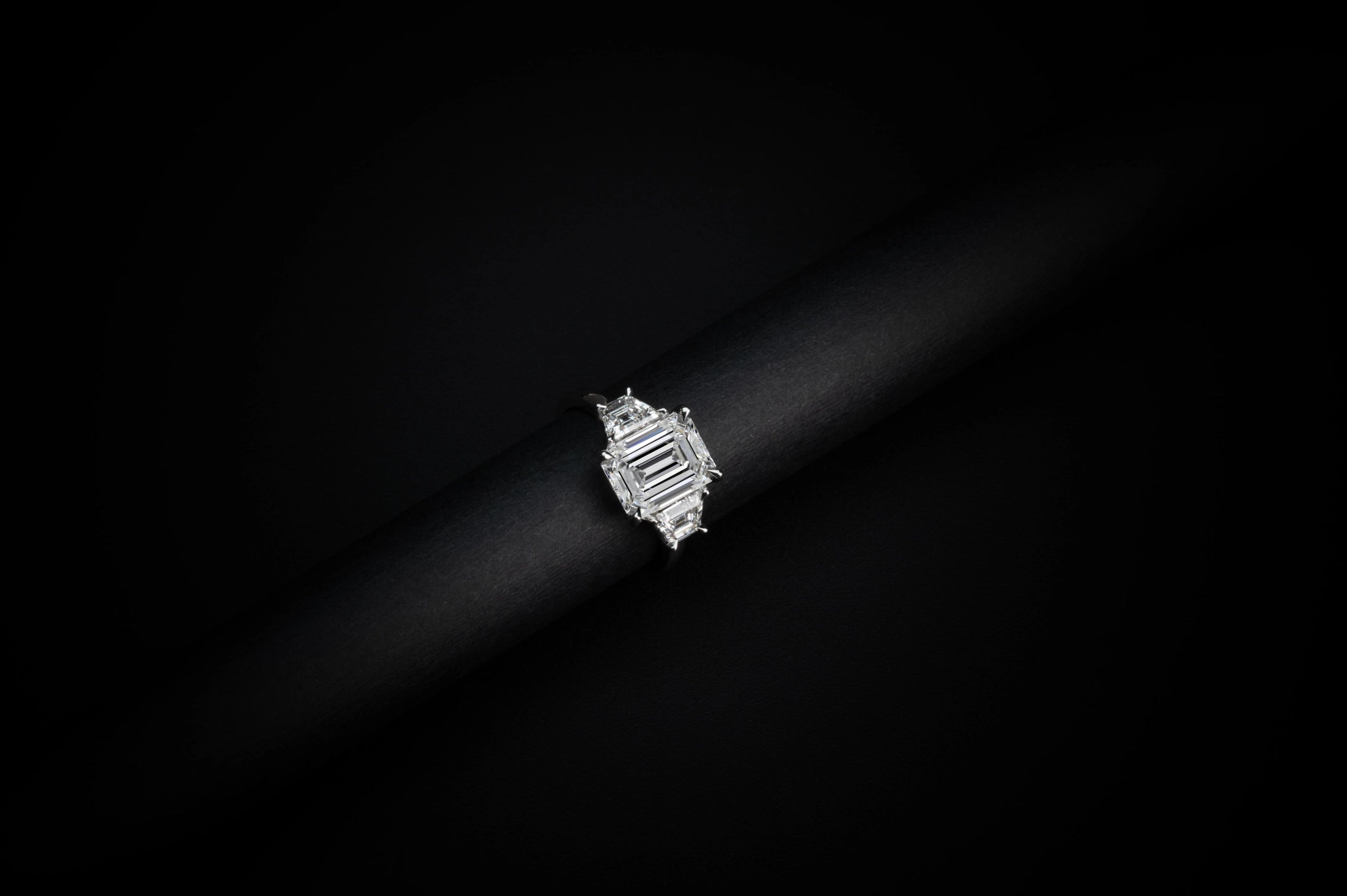 2.11 Carat Lab Grown Oval Diamond Ring - E Color VVS1 Clarity Platinum 3 Stone Engagement Ring for Women, Perfect for Proposals, Anniversaries & Special Occasions
