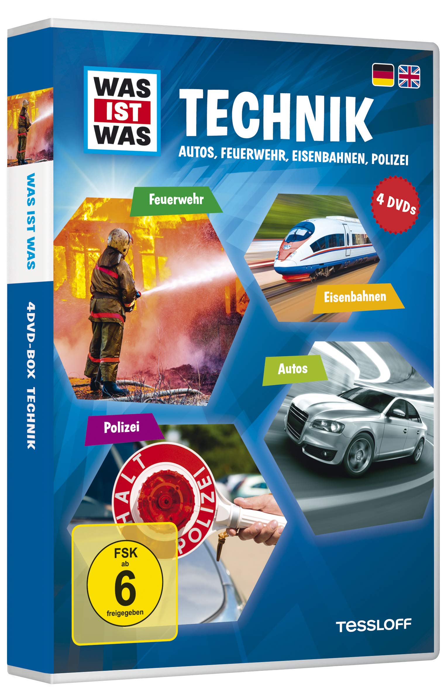 WAS IST WAS DVD Box Technology - Educational Science & Engineering DVD Collection for Kids - Perfect for Homeschooling & Classroom Learning
