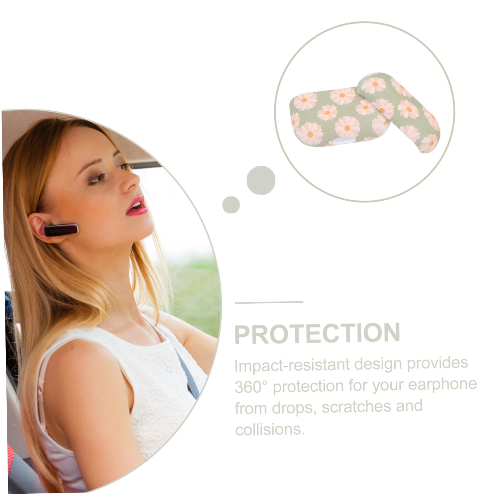 Angoily 4 Pack Elegant Wireless Earbuds Case - Durable Scratch-Resistant Cover for AirPods & Bluetooth Headphones - Perfect for Travel, Workout & Daily Protection