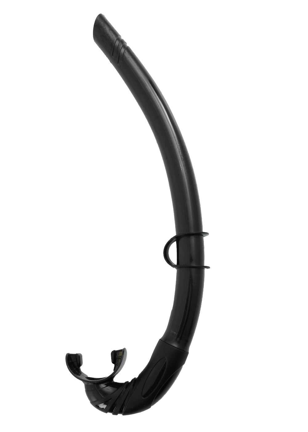 Premium SALT Abyss Snorkel with Keeper - Comfortable Dry Top Snorkeling Gear for Ocean Swimming, Scuba Diving & Beach Vacations