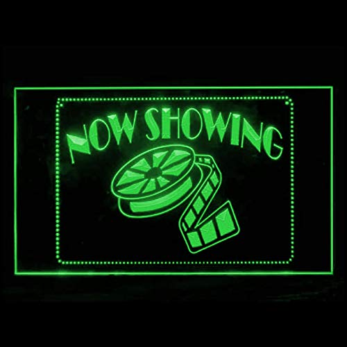 Now Showing LED Neon Sign - Vintage Movie Theater Light for Filming, ON The AIR Display - Perfect for Home Theater, Bar Decor, and Film Studio Lighting