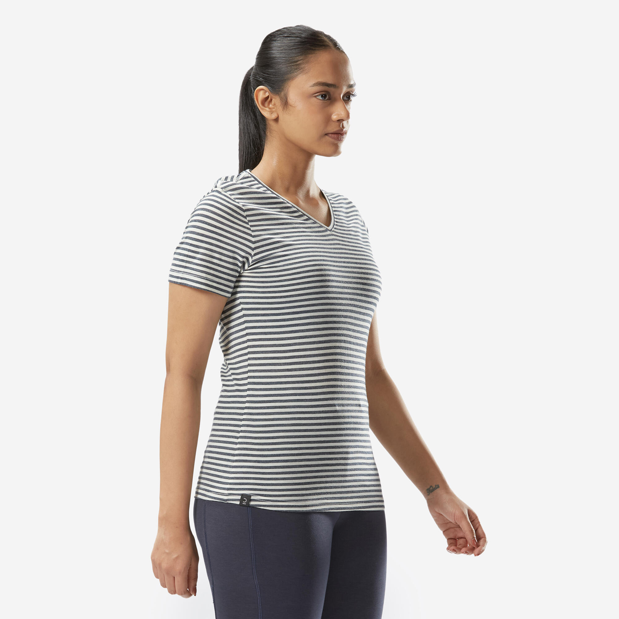 Simond Women's Travel 500 Merino Wool T-Shirt - Lightweight Breathable Base Layer for Hiking, Camping & Outdoor Adventures
