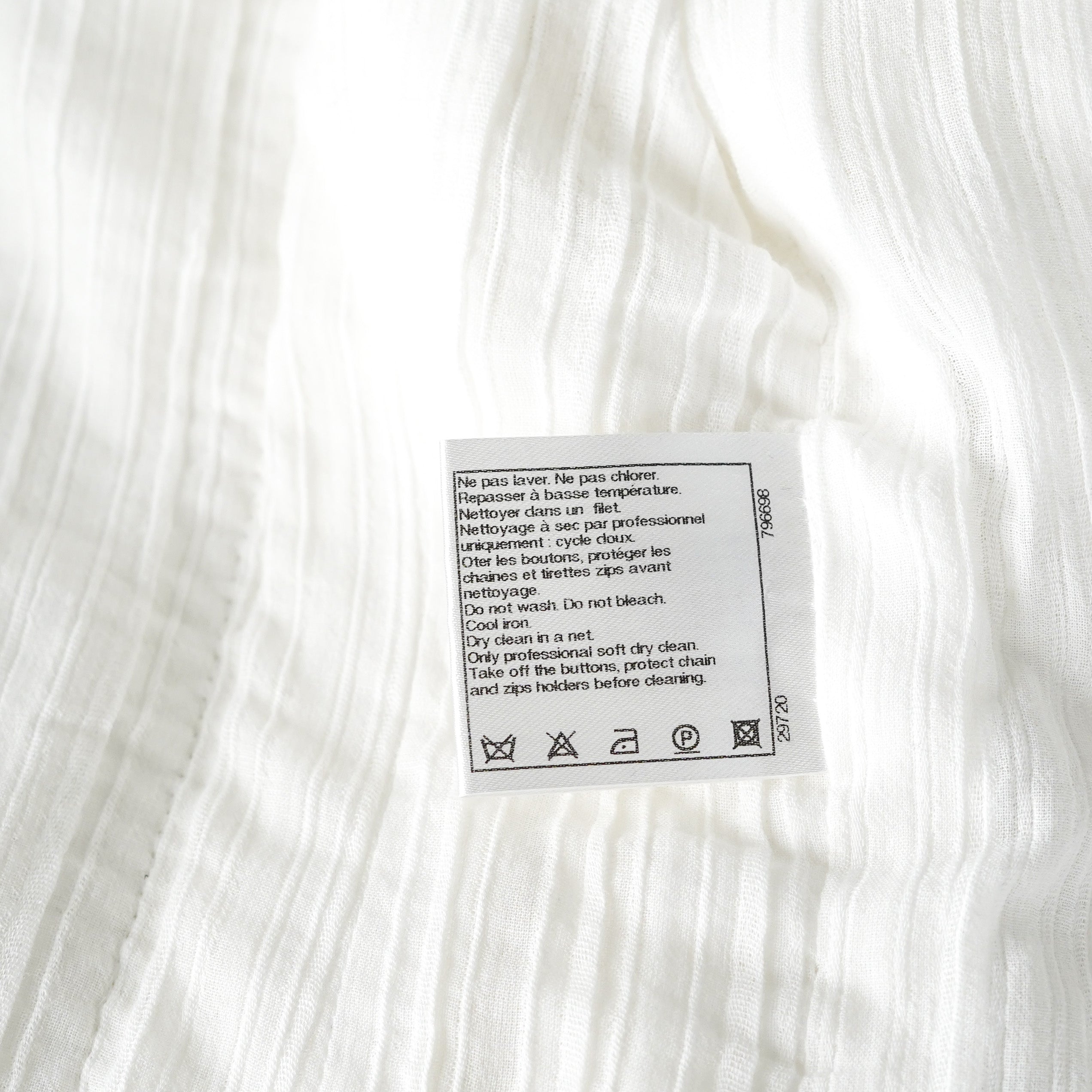 Chanel White Short Jacket Size 38 - Classic Women's Fashion for Casual & Evening Wear