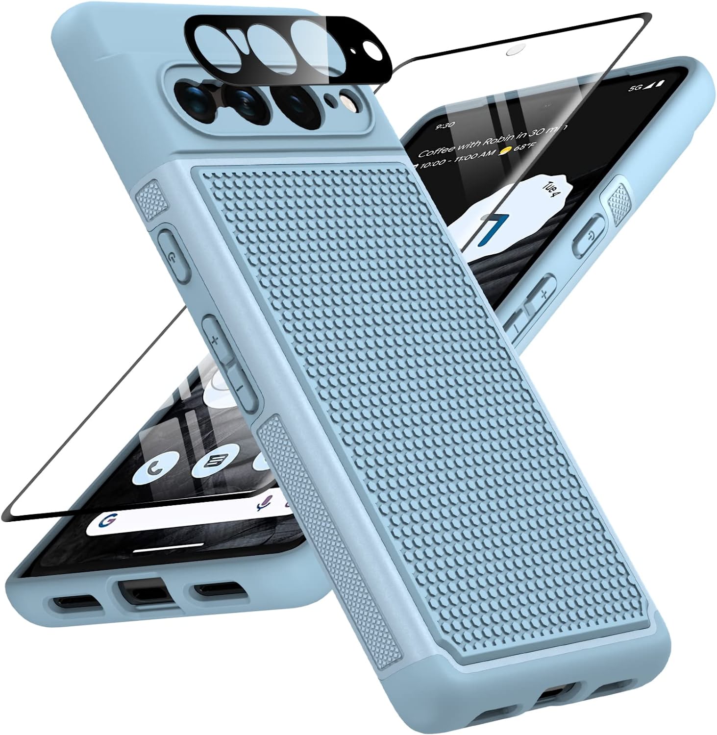 Google Pixel 7 Pro Case - Rugged Dual Layer Protective Phone Cover with Shockproof Design (Matte Black) | Perfect for Outdoor Adventures, Work & Daily Use