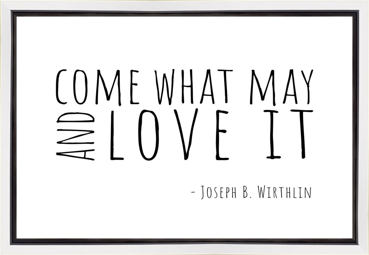 Come What May Gallery Wrap Canvas Art - High-Quality Wall Decor for Living Room, Bedroom & Office - Perfect for Home & Gifts