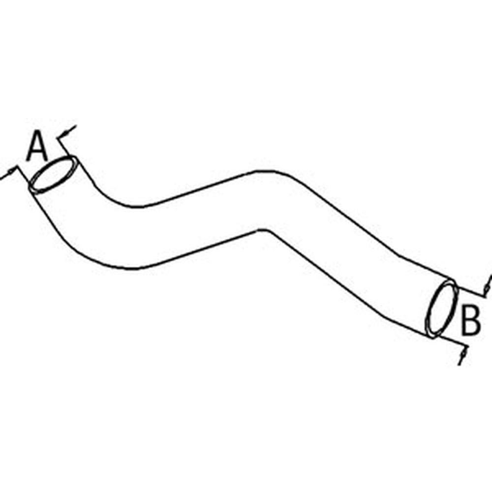 RAParts RE2973 New Upper Radiator Hose 2.062
