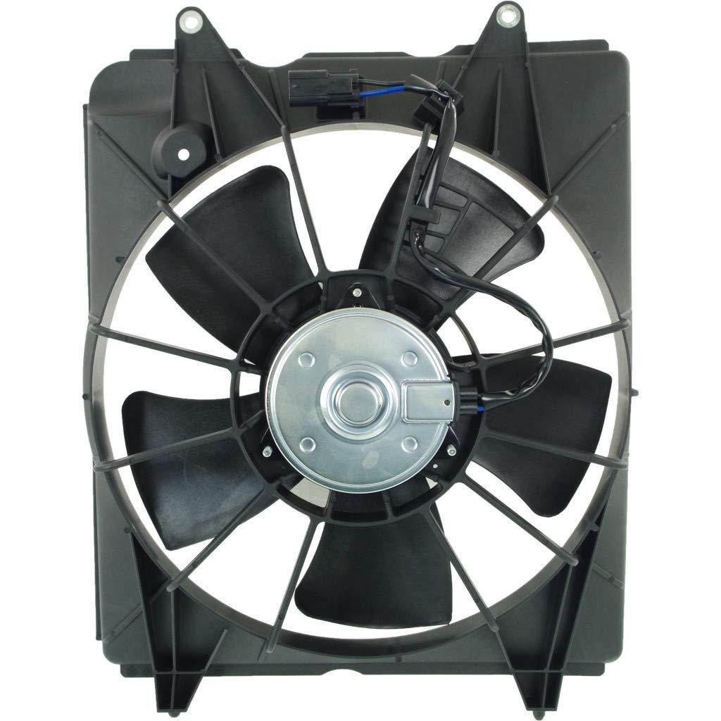 Honda CR-V Radiator Fan Driver Side 2010-2016 - Single Fan for 4 Cylinder Models | OEM Part Numbers HO3115155 & 38616RB0003 | Perfect for Engine Cooling System Replacement & Repair