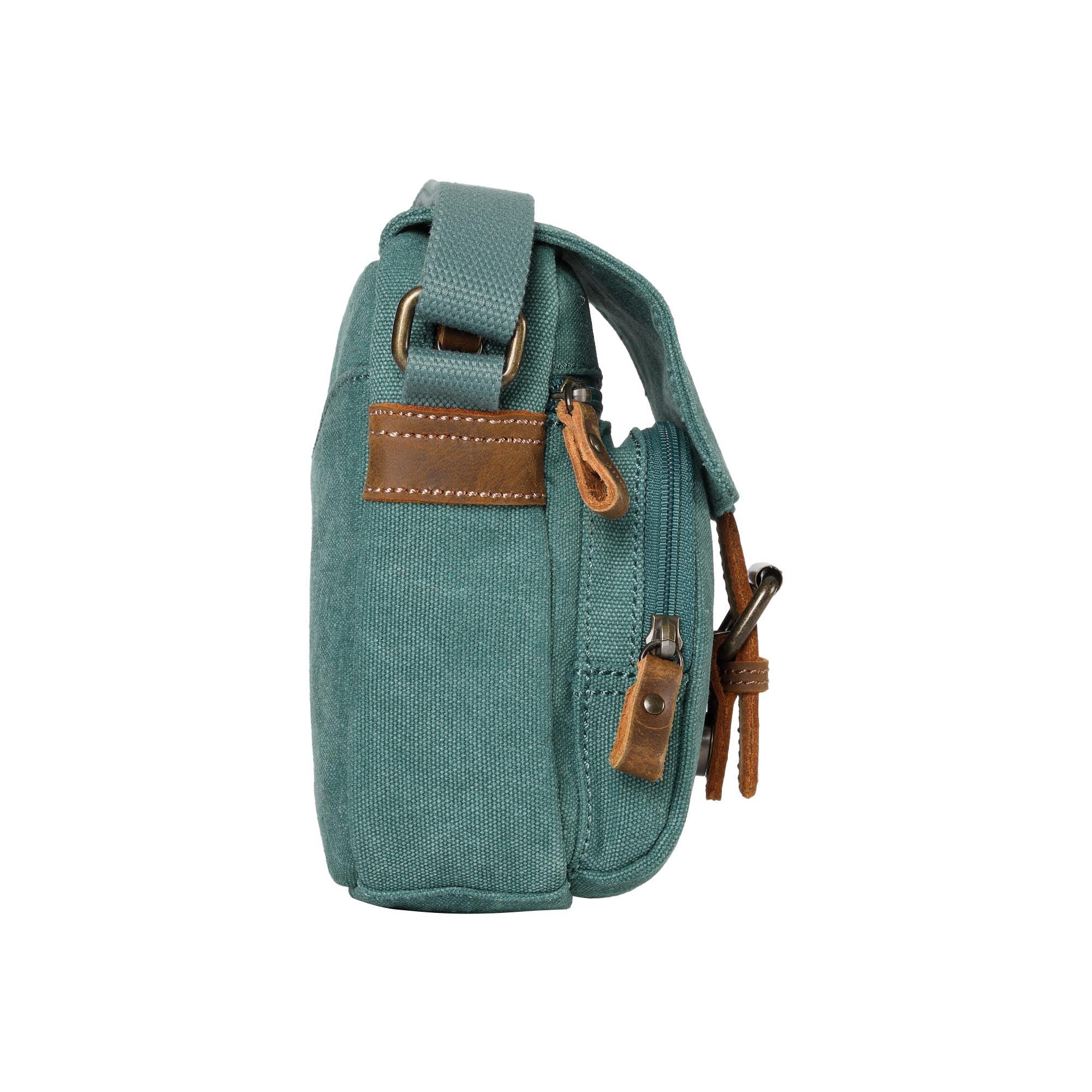 TRP0213 Troop London Classic Canvas Crossbody Bag for Men & Women - Stylish & Durable Everyday Shoulder Bag for Work, Travel & Casual Outings