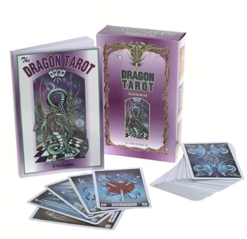The Dragon Tarot Deck - 78-Card Fantasy Tarot Set with Guidebook for Divination, Meditation & Spiritual Growth | Perfect for Beginners & Professional Readers