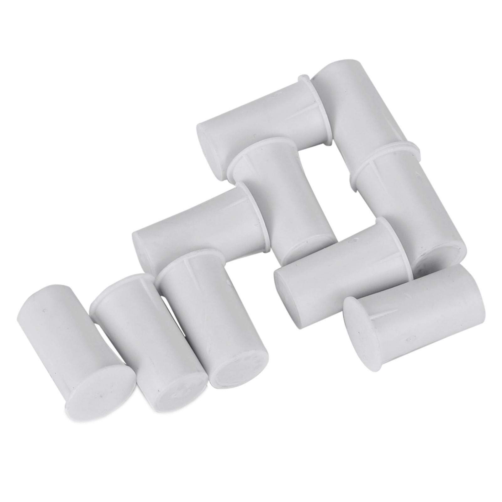 10-Pack Recessed Wired Door Window Sensor Alarm - Magnetic Security Switch for Home & Office Security Systems | DIY Installation, Smart Home Integration, Burglar Protection