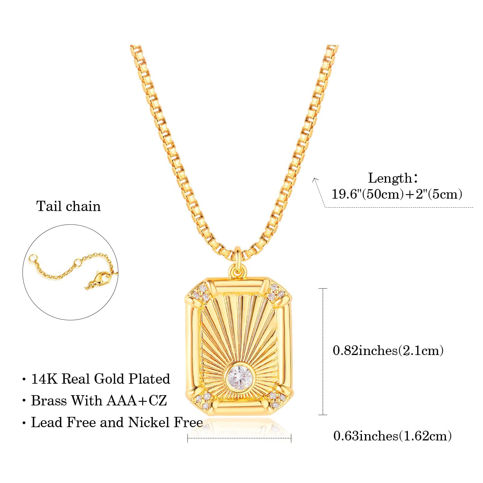 Fettero Women's Custom Engraved Gold Coin Necklace - Round Disc Pendant with Dainty Chain, Trendy Jewelry Gift for Her | Perfect for Everyday Wear, Date Nights & Special Occasions
