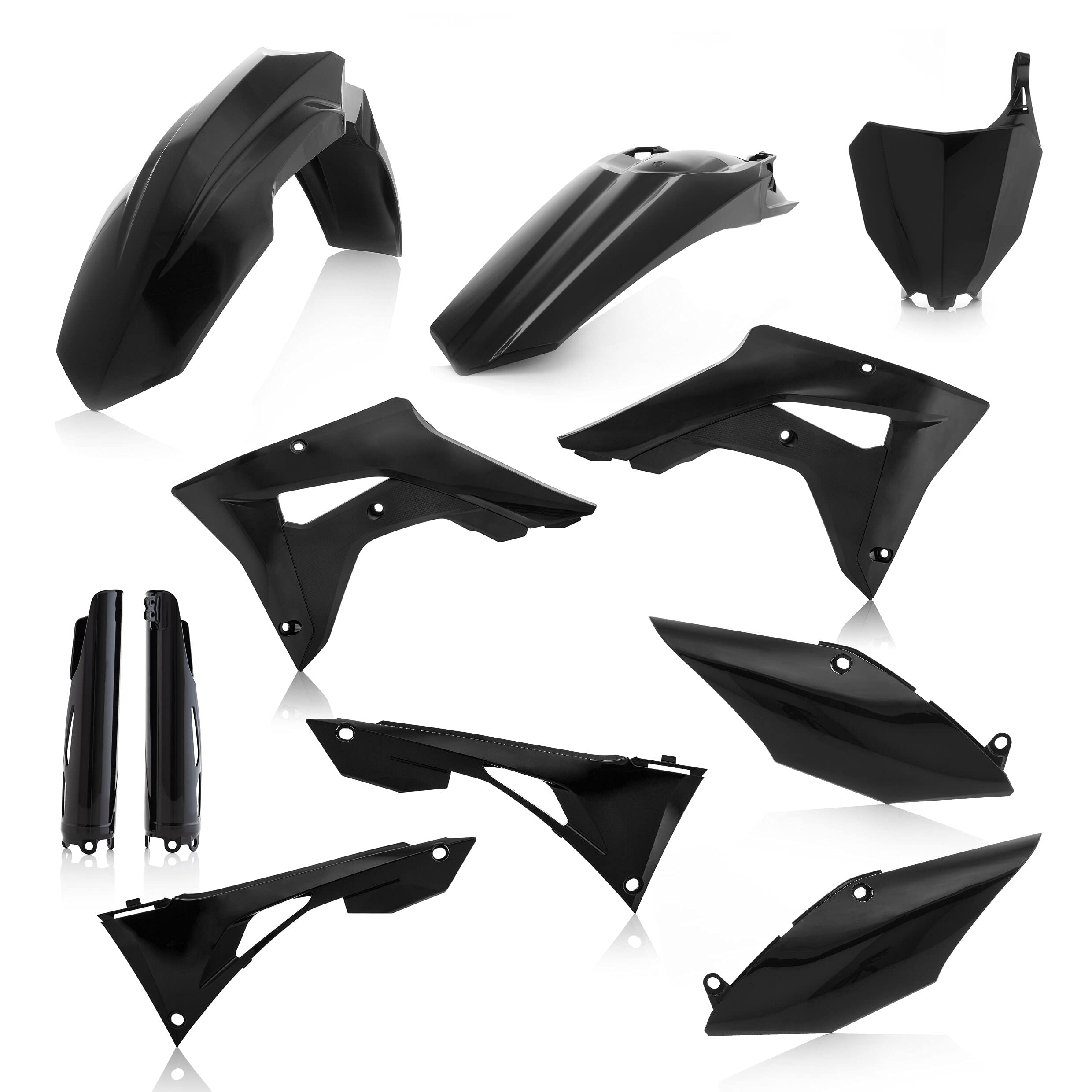 Acerbis Full Plastic Kit for Honda CRF250R CRF450R - Red (2736260227) | Durable Replacement Body Panels for Off-Road Motorcycle Racing & Trail Riding