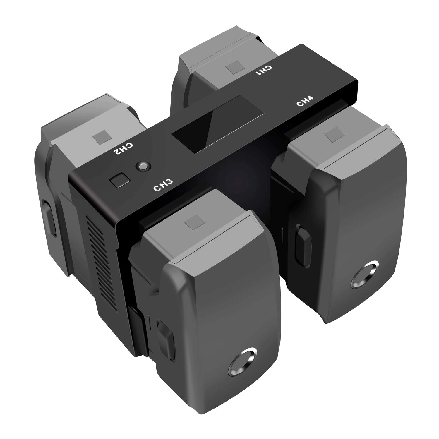 DJI Mavic 2 Pro/Zoom 4-in-1 Quick Charger Station - Fast Home & Car Charger for Tineer Batteries | Perfect for Travel, Outdoor Photography & Drone Enthusiasts