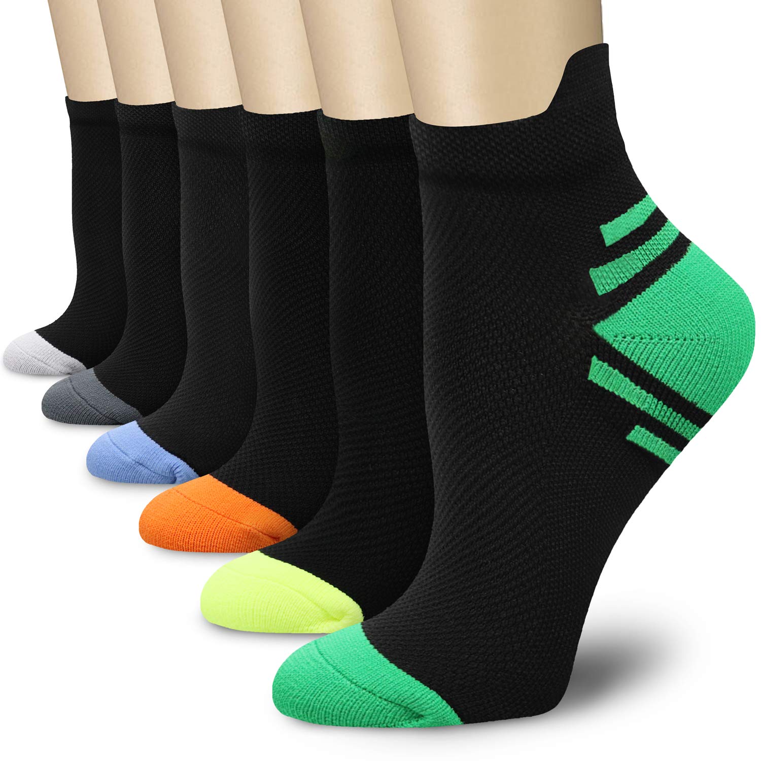 CHARMKING 15-20 mmHg Compression Socks for Women & Men - Best for Running, Cycling, Nursing & Daily Wear - Improve Blood Circulation & Reduce Swelling (Perfect for Travel, Workouts & Long Shifts)