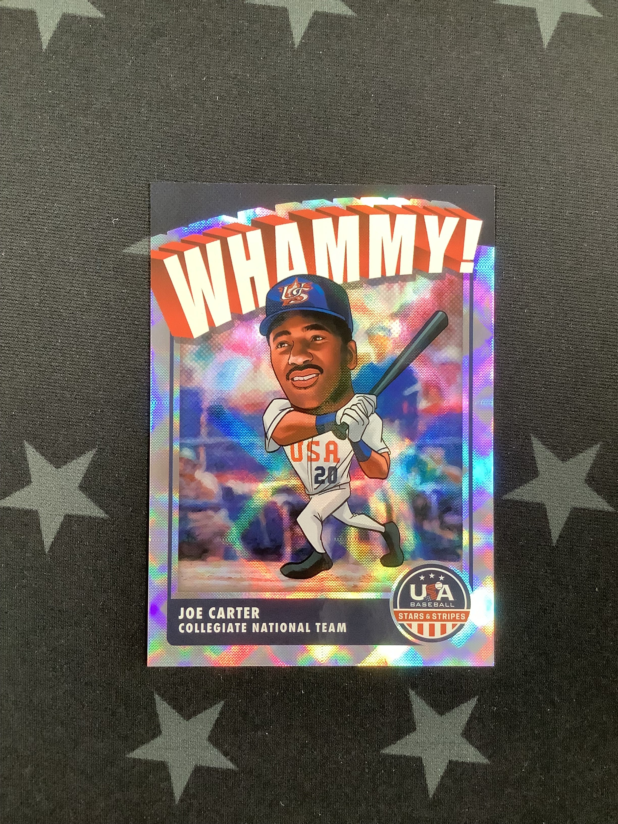 2022 Panini USA Baseball Stars and Stripes Whammy! Jo Carter Refractor Baseball Card - Collectible Trading Card for Sports Fans and Memorabilia Enthusiasts