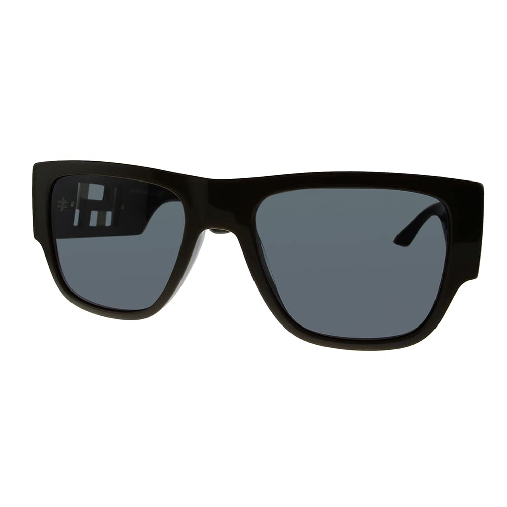Versace VE 4403 535087 Brown Plastic Rectangle Sunglasses with Grey Lens - Stylish UV Protection for Outdoor Activities & Fashion Accessories