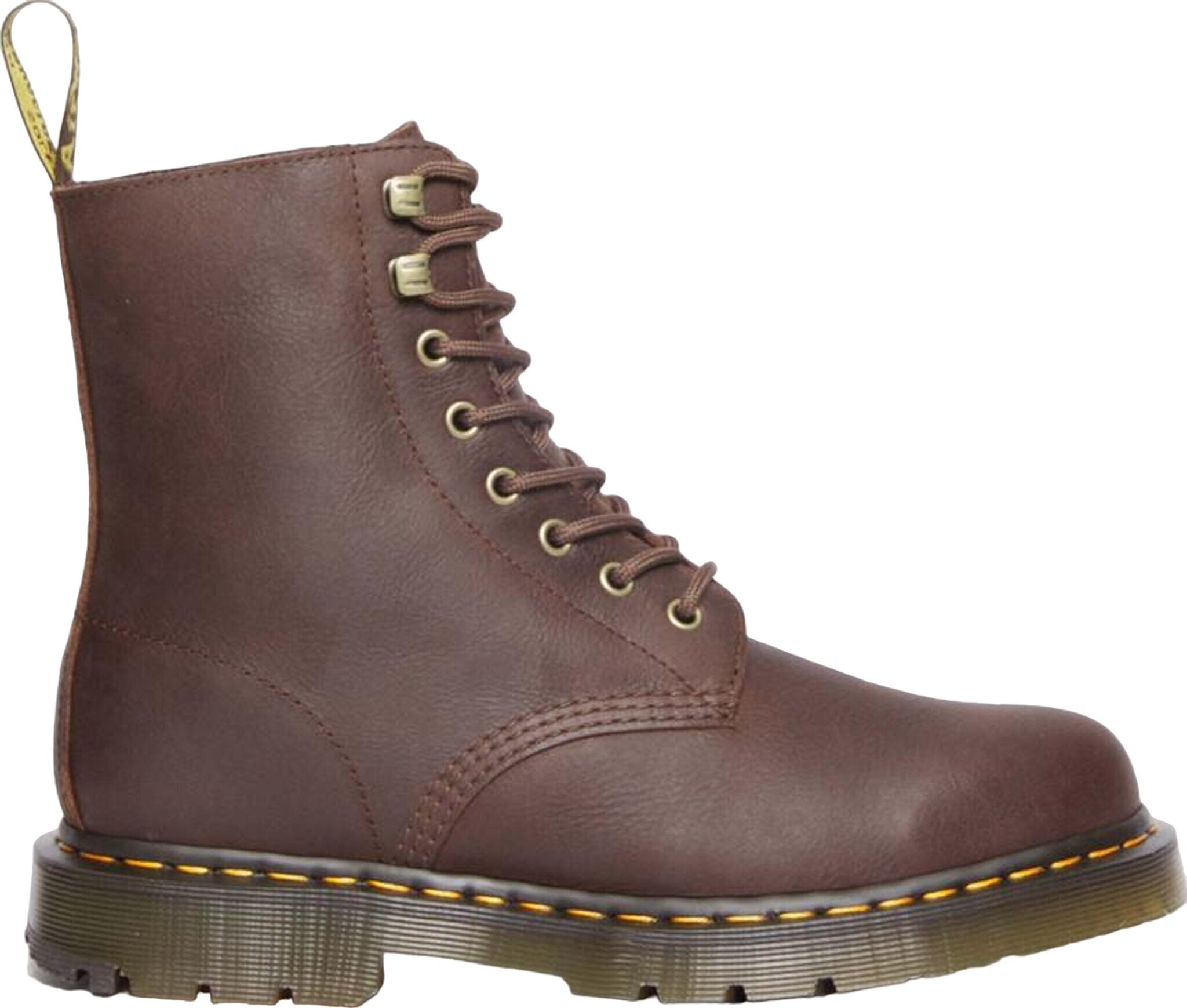 Dr. Martens 1460 Pascal WG Boot - Unisex Leather Ankle Boots for Men & Women | Classic 8-Eye Lace-Up Design | Perfect for Punk, Grunge & Everyday Street Style