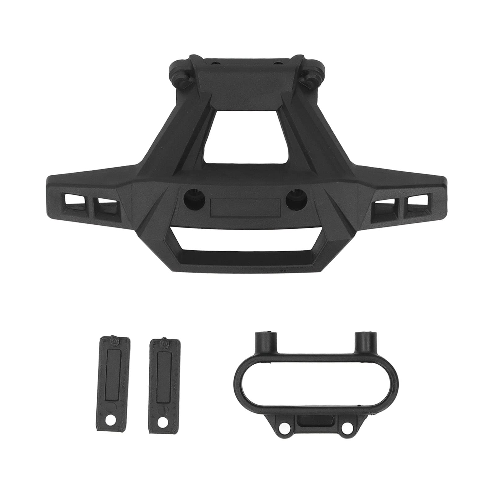 VBESTLIFE 1/16 Scale RC Car Front Bumper Set - Durable PA Plastic Replacement Bumper for SCY 16101 & 16102 Models (Black) - Perfect for Off-Road Racing, Bashing & RC Car Upgrades