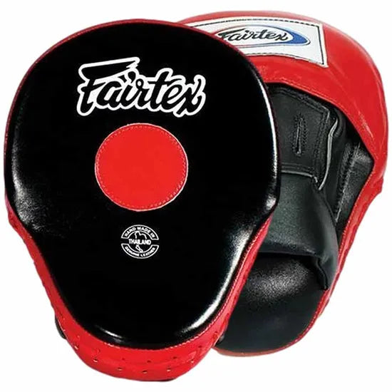 Fairtex FMV9 Contoured Focus Mitts - Premium Muay Thai & Boxing Training Pads for Kickboxing, MMA & Fitness Workouts - Ideal for Home Gym, Martial Arts & Combat Sports Training