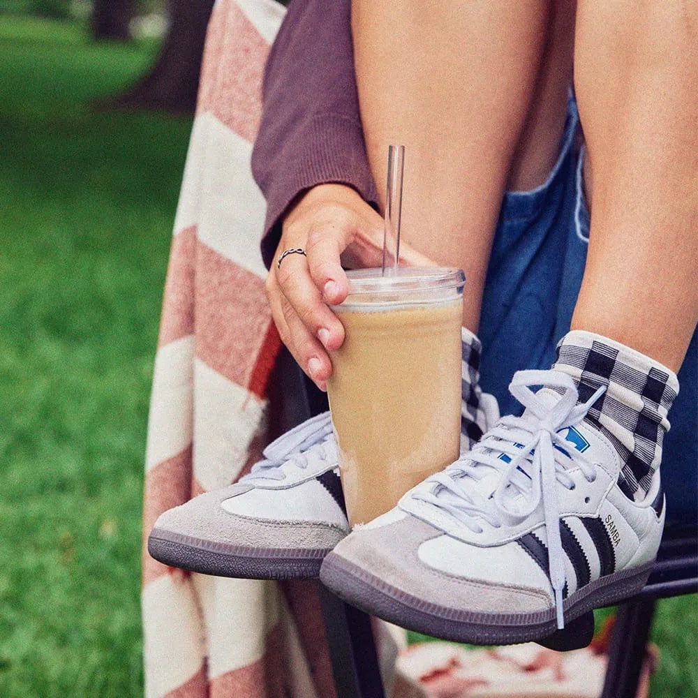 Original 12Oz Medium Cold Cup - Insulated Stainless Steel Tumbler for Iced Coffee, Smoothies & Cold Drinks - Perfect for Home, Office & Travel Use