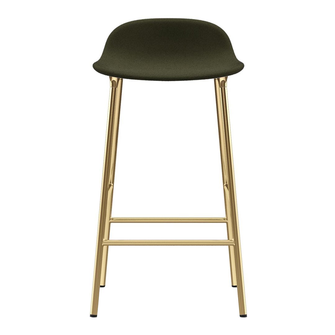 Modern Form Counter Stool with Sturdy Metal Legs & Comfortable Upholstered Seat - Perfect for Kitchen Islands, Breakfast Bars & Home Decor