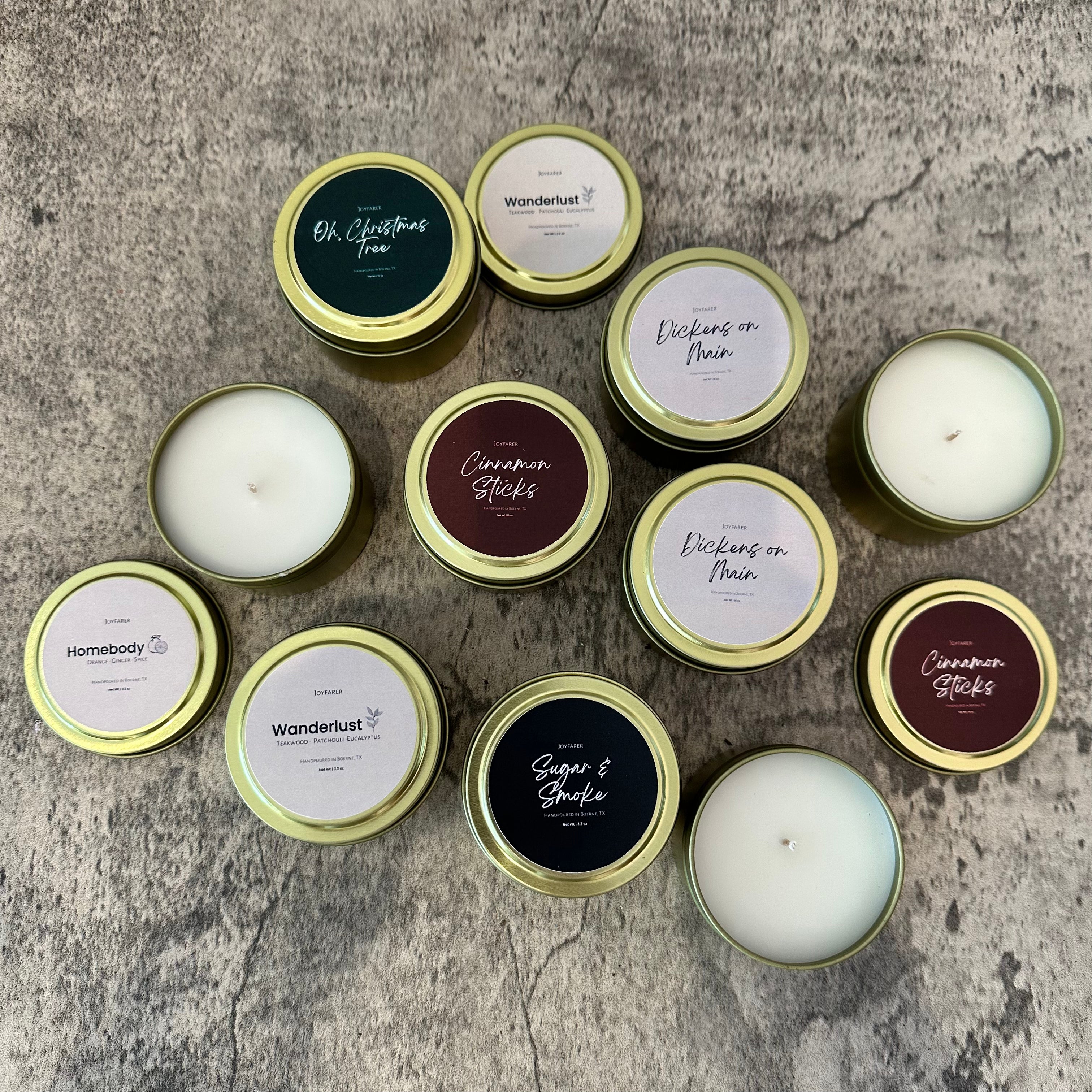 Wanderlust Scented Candle - Handmade Soy Wax Candle with Essential Oils for Relaxation, Meditation & Home Decor - Perfect for Bedroom, Bathroom & Romantic Gifts